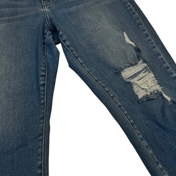 KanCan for Maurices Distressed Skinny Jeans Women’s Size 18 Ankle Fray Raw Hem - Picture 4 of 11